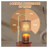 RAINBEAN Adjustable Height Candle Warmer Lamp for Jar Candles