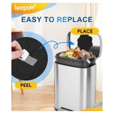 KEEPOW Deodorizer for Trash Can, 12 Pack Charcoal Filters