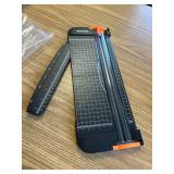 WORKLION A4 Paper Cutter, 12" Black Office Trimmer with Blade