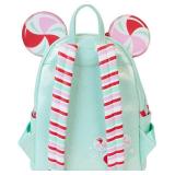 $73 Loungefly Disney Minnie Holiday Peppermint Ornaments Mini Backpack