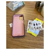 Qinmay Heavy Duty Case w/ HD Protector for Moto G 5G 2024, Pink