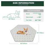 Washable Pee Pads for Dogs, 62" x 55", 1 Pack