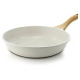 $74 SENSARTE White Ceramic Nonstick Frying Pan (White, 9.5 Inch)