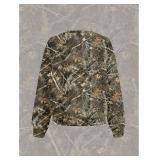 Milumia Camo Print Crewneck Long Sleeve Sweatshirt, Small