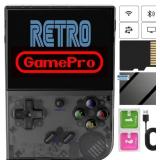 $84 RG35XX Plus Retro Handheld Game Console, HDMI, 3.5 Inch Screen, Purple