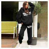 Women Sweatsuits Sets Casual Long Sleeve Hoodies & Sweatpants