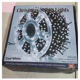 Christmas String Lights Cool White 1000LED Extra Long 328 FT Indoor & Outdoor Use