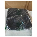 Chair Cushion Black 18X17Inch