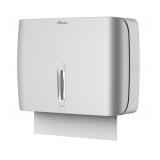 Commercial Paper Towel Dispenser Wall Mount Paper Hand Towel Dispenser Large Capacity 200 Multifold/Trifold/C Fold Paper Towel Dispenser Bathroom Adhesive Tissue Dispenser (White)