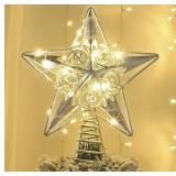 Jurgoal. Star Tree Topper Decoration 9 Inches