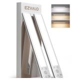 EZVALO Under Cabinet Lighting Wireless, 3 Color Temps Motion Sensor Light Indoor, 62 LED Rechargeable Battery Operated Closet Lights, Dimmable Magnetic Under Counter Lights for Kitchen, Stairs(2 Pack)