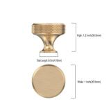 Asidrama10 Pack Gold Kitchen Cabinet Knobs Knurled Dresser Knobs Drawer Knobs Cabinet Hardware Aluminum Knobs for Dresser Drawers