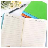 Gwybkq Small Lined Notepads Bulk 60 Pack Mini Journal Pocket Notebooks Set Colorful Cover Notebooks for Kids 3.5 x 5.5 Inches, 30 Sheets/60 Pages