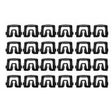 Havgufil Windshield Trim Molding Clips Front Window Reveal Molding Steel Clip fits for Ford F100 F150 F250 F350#0269550 C5ZZ-6543413-B C6AB6242413A D1AZ65422413B (Qty.24)