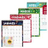 Decorably 18 Months Colorful Academic Wall Calendar January 2025 to June 2026, 2025 Wall Calendar 8.5 x 11, 2025 Wall Calendar 18 Month Calendar January 2025-2026, Wall Calendar 2025-2026 Calendar