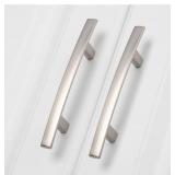 homdiy 3 inch Cabinet Pulls Brushed Nickel 20 Pack Arch Cabinet Hardware Nickel Drawer Pulls Modern Kitchen Cabinet Handles Dresser Drawer Handles