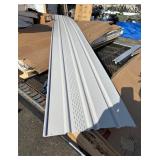 2 New Pieces of 17”x12’ Vinyl Trailer Skirting Panels, Light Gray