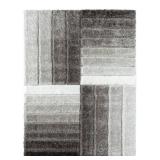 LUXE WEAVERS Lantanas Collection 7072 Brown 5x7 Modern Shag Geometric Area Rug