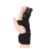 Pinky Finger Splint, Boxer Fracture Splint, 4th & 5th Metacarpal Brace, Hand Splint for Broken Finger, Trigger Finger Brace, Adjustable 2 Finger Brace for Arthritis, Tendonitis, Mallet Finger(XS)