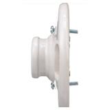 EATON Wiring 604 SP 660 Watt 250 volt Medium Base Ceiling Receptacle Lamp Holder, Porcelain, White **missing screws**