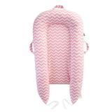 IBraFashion Newborn Lounger Cover   Dock a tot Covers Only 100% Cotton Co Sleeping Nest Sleep Pod Extra Replacement Cover Girls (Fits Dockatot Deluxe+) (Pink Chevron)