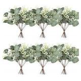 ZeKonan 40pcs Artificial Flowers