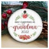 First Christmas As Grandma 2024 Ornament