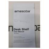 White monitor stand desk shelf - Retail: $80.00