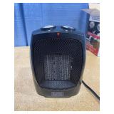 BLACK+DECKER Personal Ceramic 1500W Indoor Electric Desktop Space Heater Black