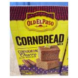 16 Boxes of Old El Paso Cornbread Mix Cinnamon Churro Baking Mix 13.5 oz