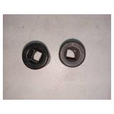 Performance Tool Emergency Lug Nut Removal Set 2 Pcs - Remove lug nuts and locking lug nuts 1" & 13/16" (appears used)