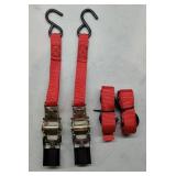 RATCHET STRAP SET (2) 300lb LOAD LIMIT