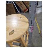 Wooden Bar Stool - Light Natural Finish