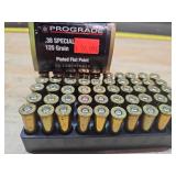 Lot of .38 Special 125 Gran Flat Point Ammo