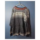 NWT Vintage Nordic Fair Isle Cardigan Sweater