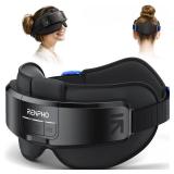 RENPHO FSA/HSA Eligible Head & Eye Massager, Eyeris Masc Heated Eye& Head Massager for Migraines, Headache Massager for Forehead, Back of Head and Temple, Head Massager Scalp for Relax, Birthday Gifts