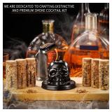 Whiskey Smoker Kit with Torch - 5 Flavors Wood Chips - Bourbon, Cocktail Smoker Infuser Kit, Old Fashioned Drink Smoker Kit, Birthday Bourbon Whiskey Gifts for Men, Dad, Husband (No Butane) (Missing 1