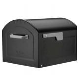 Architectural Mailboxes Centennial Post Mount Galvanized Steel Post Mount Black Mailbox - Retail: $103.63