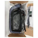 HCmotorku Motorcycle LED Fairing Lower Grills Turn Signal Light Running Light Fit for Harley Touring Street Gilde Road Gilde Electra Glide Ultra Limited 2014-2023 (Black)