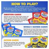 Kids VS Parents - Family Game for Kids 4-12 | Games for Family Game Night | Fun Kids Card Games with 200 Conversation Starter Cards for 10-90 Minutes Play Time