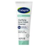 Cetaphil Acne Face Wash, Gentle Clear Clarifying Acne Cream Cleanser with 2% Salicylic Acid, Deep Cleans & Treats Acne Prone Skin, Skin Care for Sensitive Skin, 4.2oz