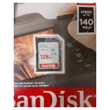 SanDisk 128GB Ultra SDXC UHS-I Memory Card - Up to 140MB/s, C10, U1, Full HD, SD Card - SDSDUNB-128G-GN6IN