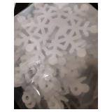 15 PCS White Snowflake Table Centerpieces, 7 Set 3D Wooden Snowflakes and 9.8ft Light, White Large Snowflake Decorations for Winter Wonderland Home Xmas Winter Wedding Birthday Party