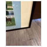 Plexiglass Framed Lexington, Kentucky of Horses on a Ranch