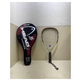 Head Xtra Long Catapult 200xl Racquetball Racket with Case