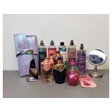 Designer Fragrance and Beauty Collection w/ Small Magnifing Mirror