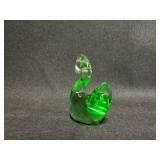 Vintage Art Glass Swan Paperweight/Decor