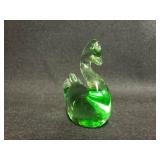 Vintage Art Glass Swan Paperweight/Decor