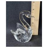 Amazing Crystal & Glass Swan Collection w/ Perfume Bottle