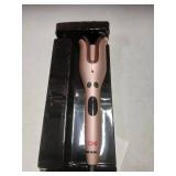 CHI Spin N Curl, Curling Iron For Healthy & Shiny Effortless Curls & Waves, Provides Preset Temperature Settings For Each Hair Texture, Rose Gold - Retail: $84.78